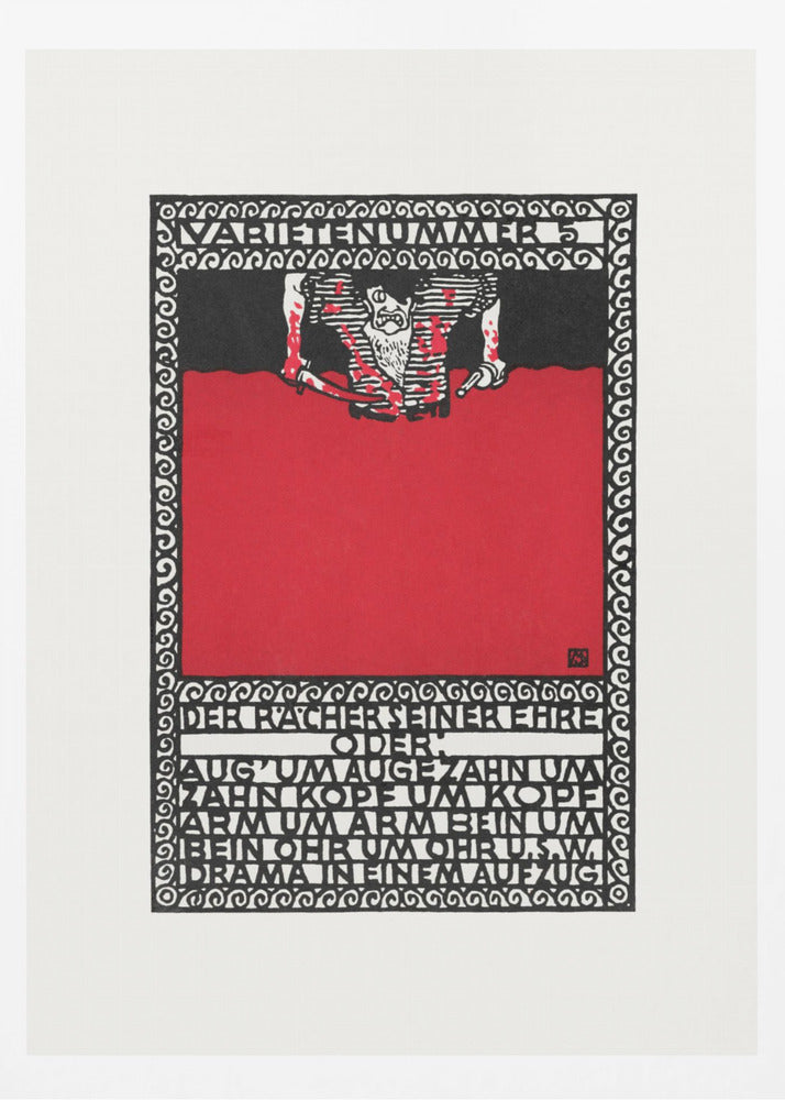 Variety Act 5 the Avenger of His Honor - Poster / Art Print