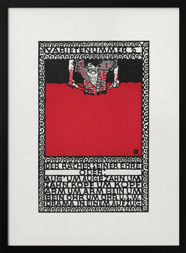 Variety Act 5 the Avenger of His Honor - Poster / Art Print