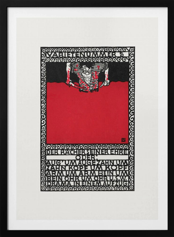 Variety Act 5 the Avenger of His Honor - Poster / Art Print