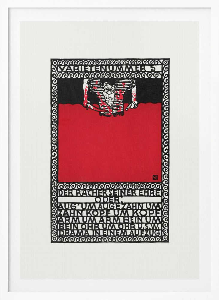 Variety Act 5 the Avenger of His Honor - Poster / Art Print