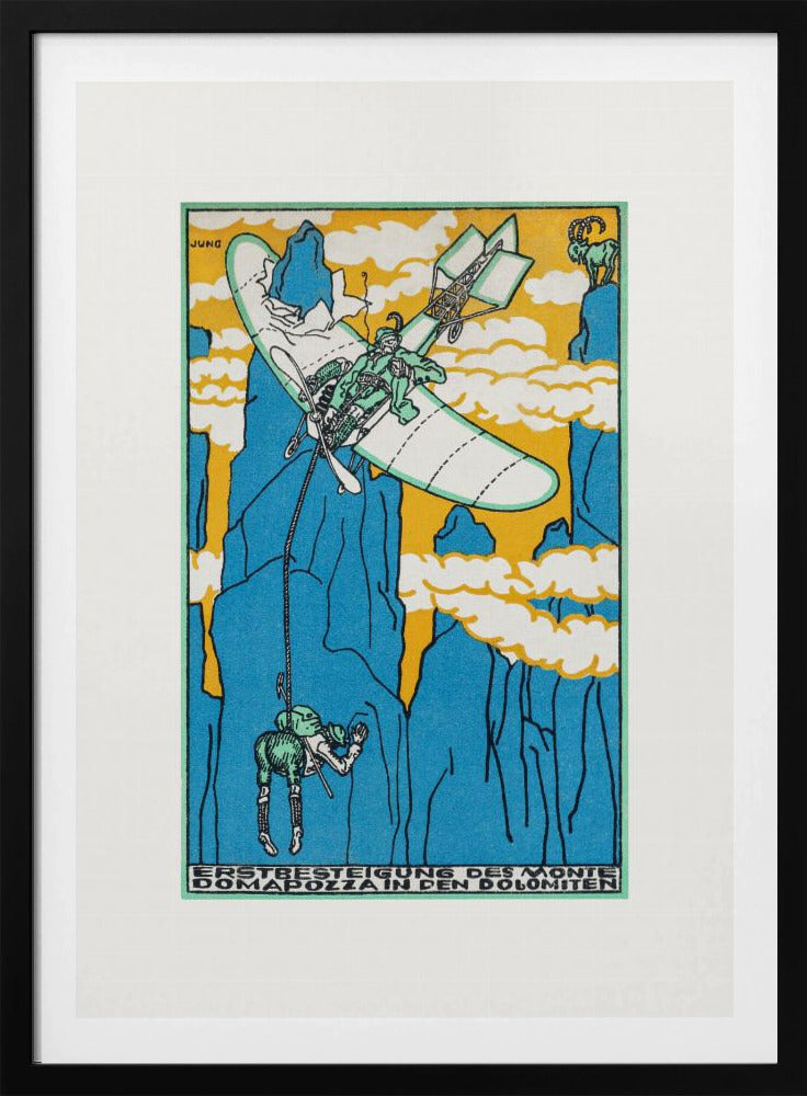 First Ascent of Monte Domapozza In the Dolomites - Poster / Art Print