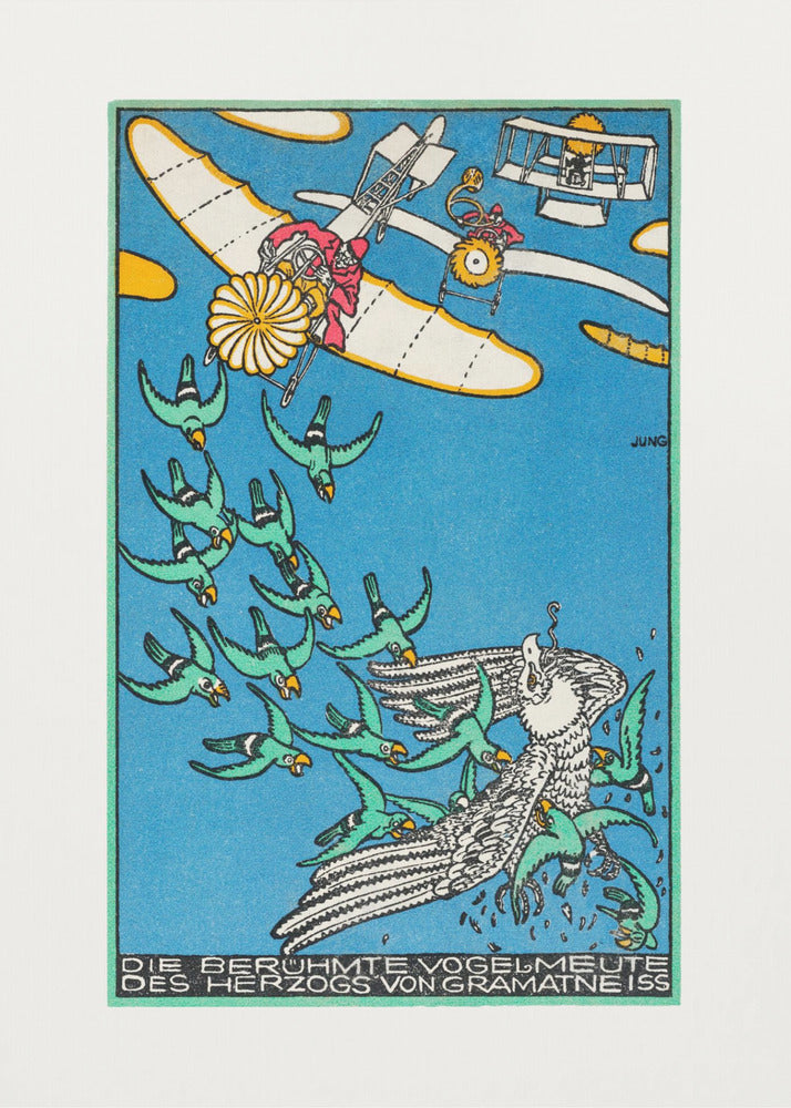 The Duke of Gramatneiss's Famous Pack of Birds - Poster / Art Print