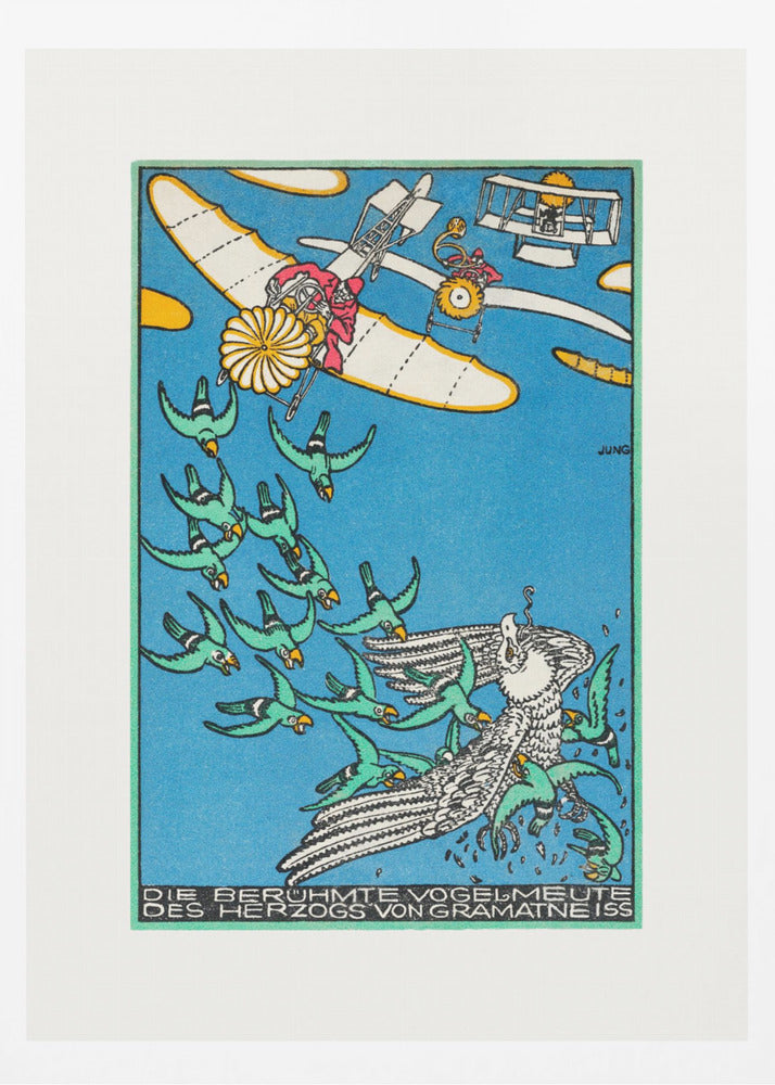 The Duke of Gramatneiss's Famous Pack of Birds - Poster / Art Print