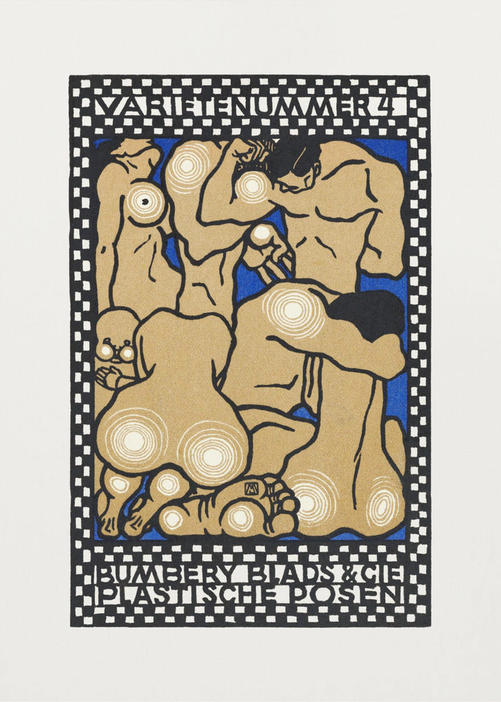 Vaudeville Act 4 Bumbery Blads & Cie, Plastic Poses - Poster / Art Print