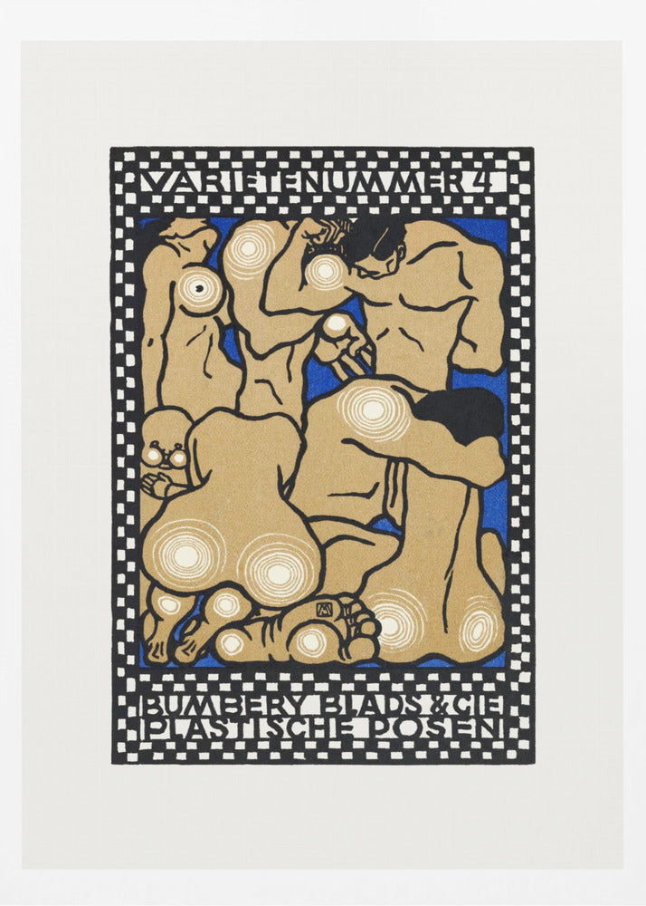 Vaudeville Act 4 Bumbery Blads & Cie, Plastic Poses - Poster / Art Print
