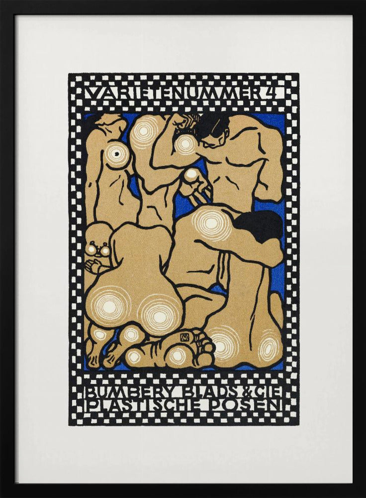 Vaudeville Act 4 Bumbery Blads & Cie, Plastic Poses - Poster / Art Print