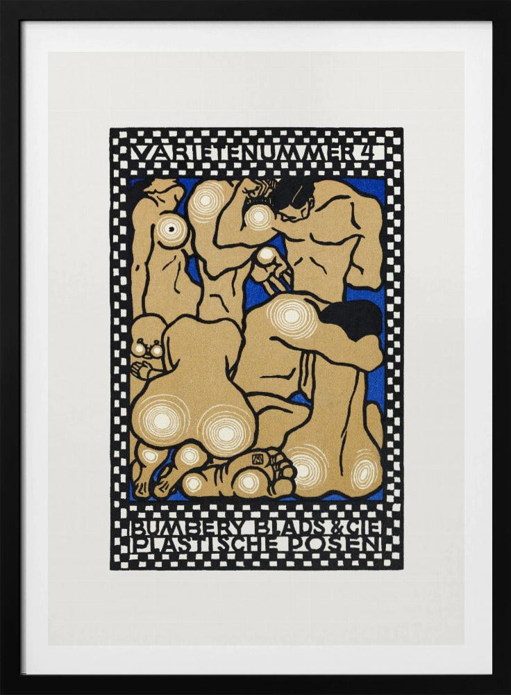 Vaudeville Act 4 Bumbery Blads & Cie, Plastic Poses - Poster / Art Print