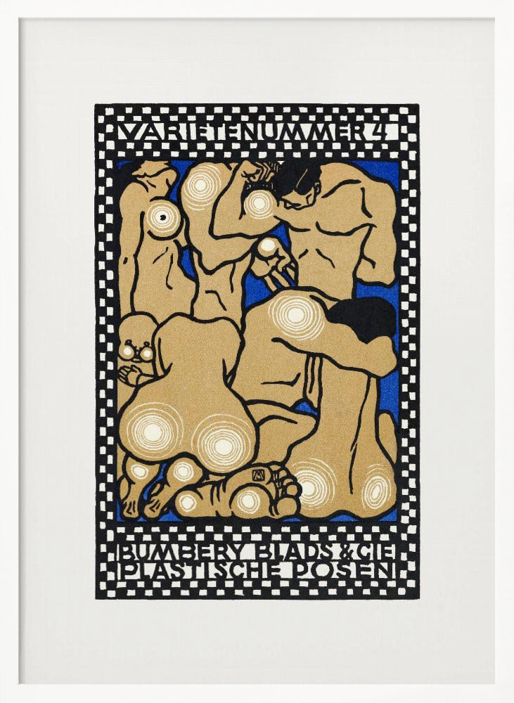 Vaudeville Act 4 Bumbery Blads & Cie, Plastic Poses - Poster / Art Print