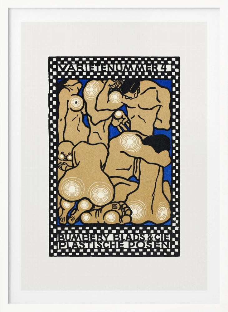 Vaudeville Act 4 Bumbery Blads & Cie, Plastic Poses - Poster / Art Print