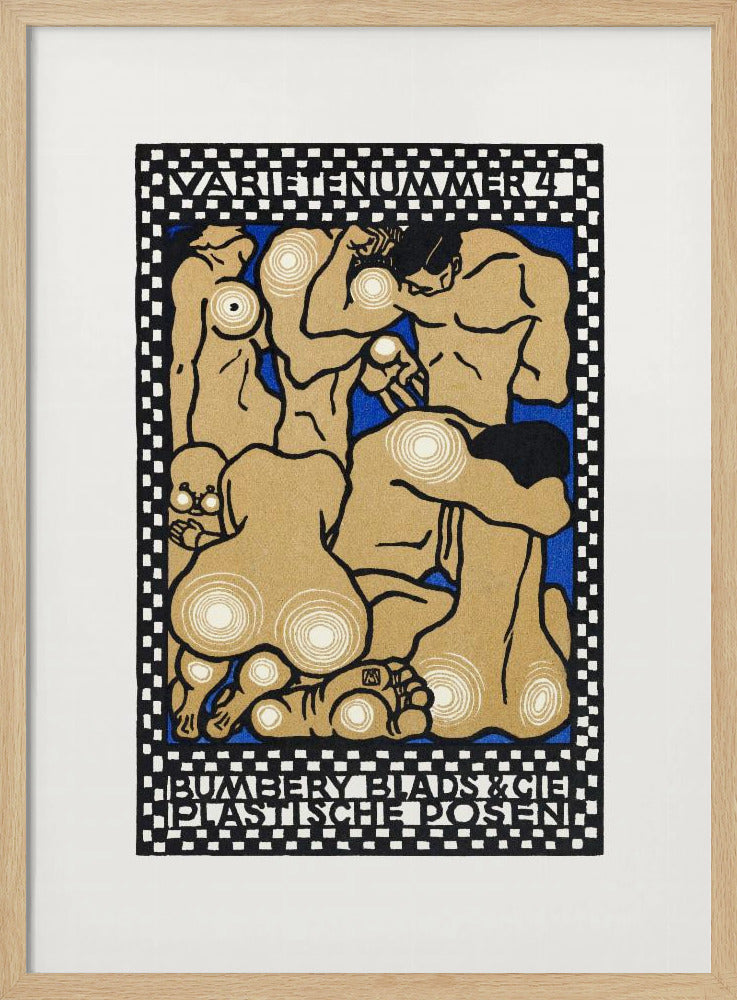 Vaudeville Act 4 Bumbery Blads & Cie, Plastic Poses - Poster / Art Print