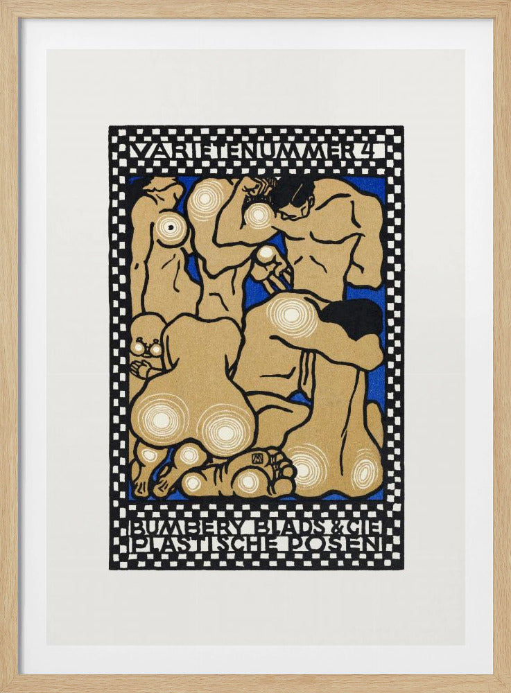 Vaudeville Act 4 Bumbery Blads & Cie, Plastic Poses - Poster / Art Print