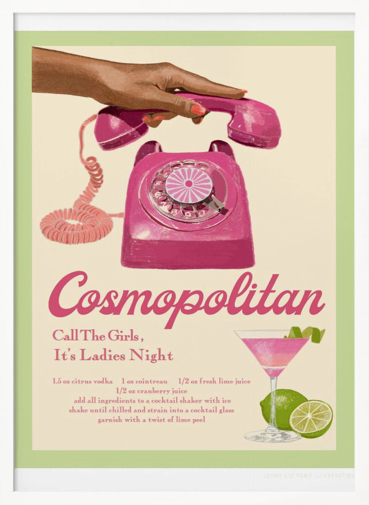 Jlr Cocktails Cosmopolitan - Poster / Art Print