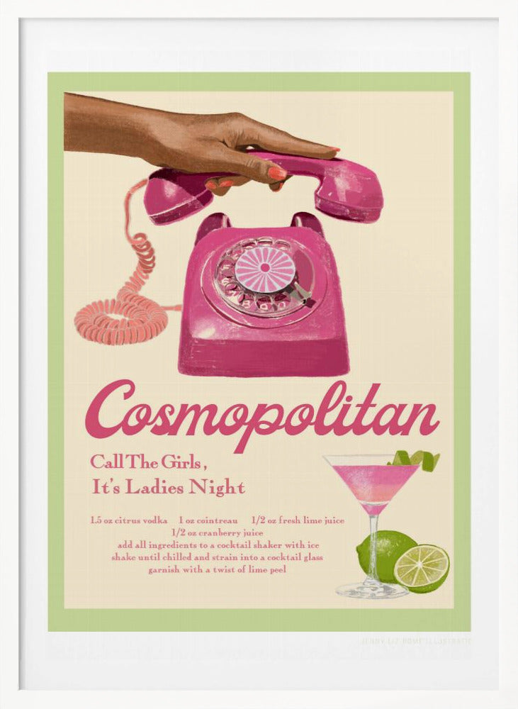 Jlr Cocktails Cosmopolitan - Poster / Art Print