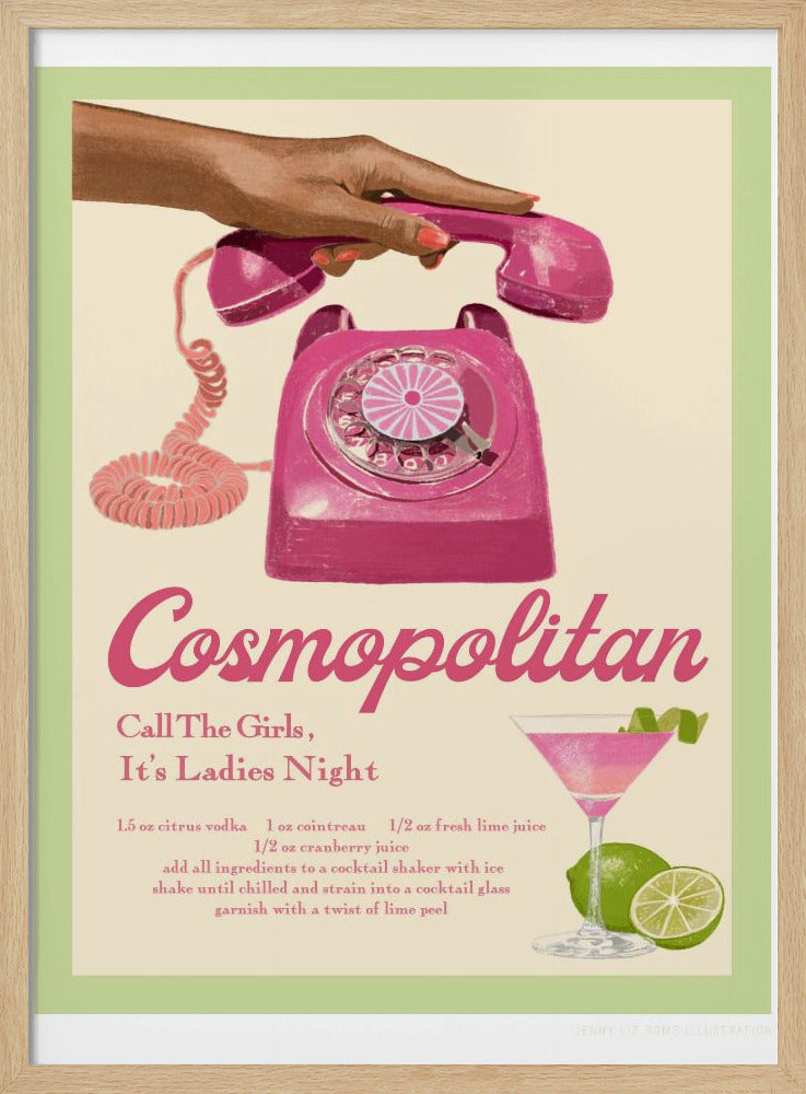 Jlr Cocktails Cosmopolitan - Poster / Art Print