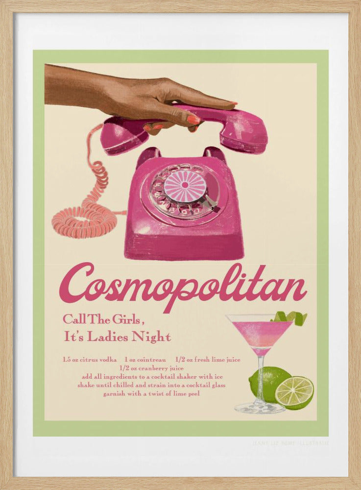 Jlr Cocktails Cosmopolitan - Poster / Art Print