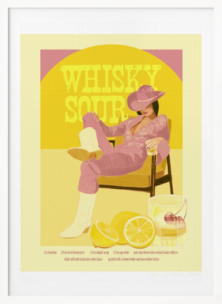 Jlr Whiskysour Pink Copy - Poster / Art Print