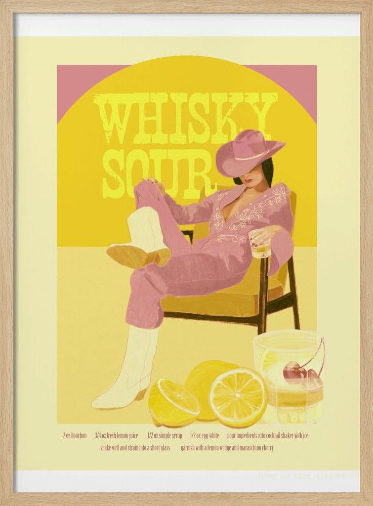 Jlr Whiskysour Pink Copy - Poster / Art Print