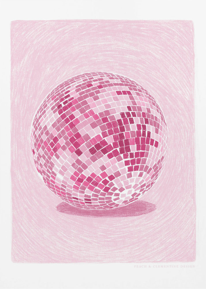 Pandc Discoball - Poster / Art Print