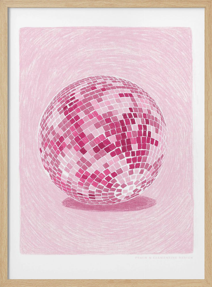 Pandc Discoball - Poster / Art Print