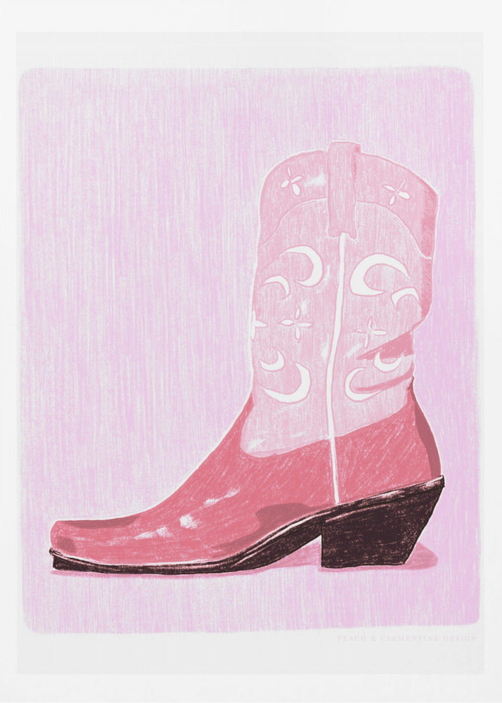 P&c Cowgirlboot - Poster / Art Print