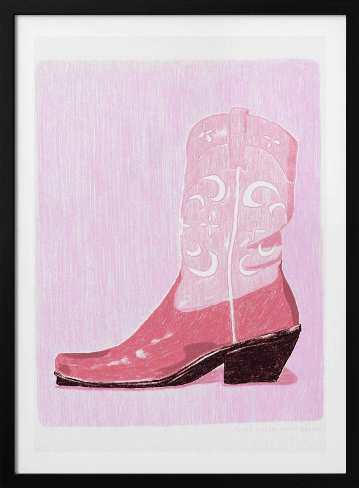 P&c Cowgirlboot - Poster / Art Print