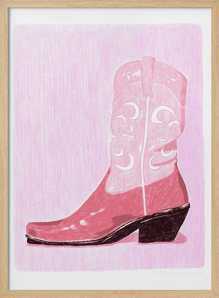 P&c Cowgirlboot - Poster / Art Print