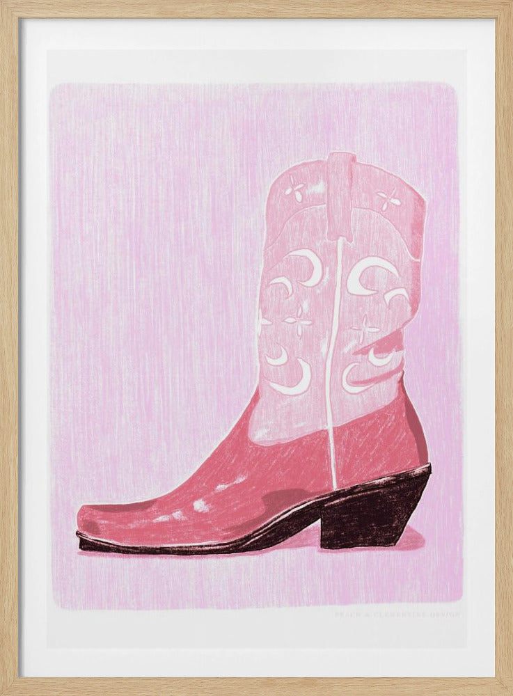 P&c Cowgirlboot - Poster / Art Print