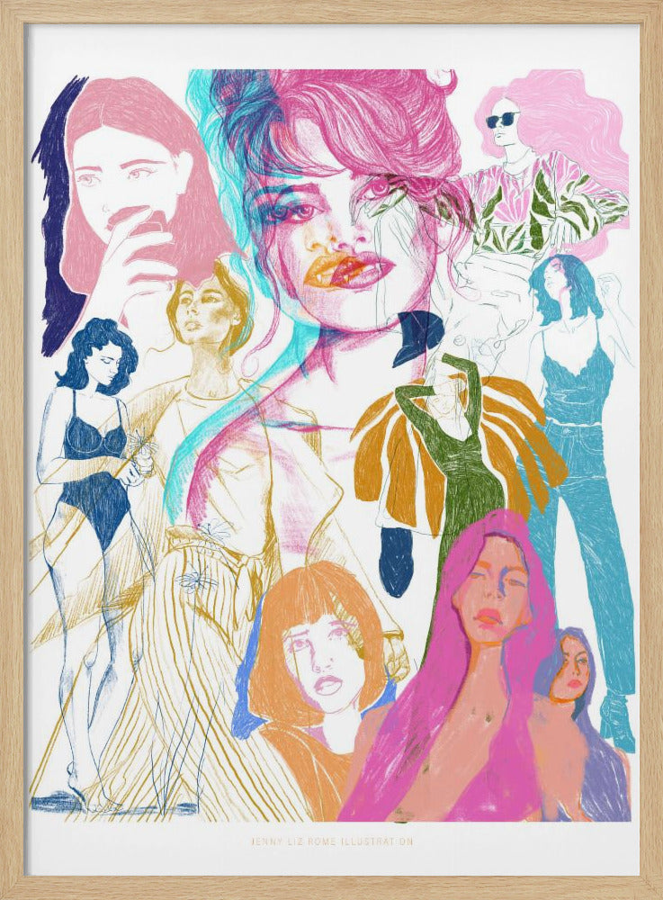 Jlr Collage1 Copy 3 - Poster / Art Print