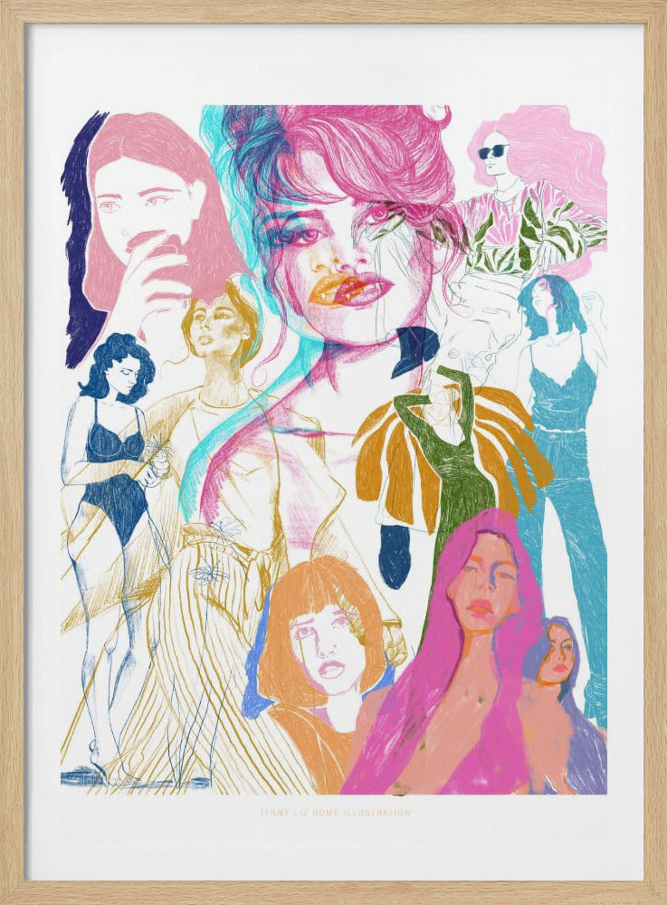 Jlr Collage1 Copy 3 - Poster / Art Print