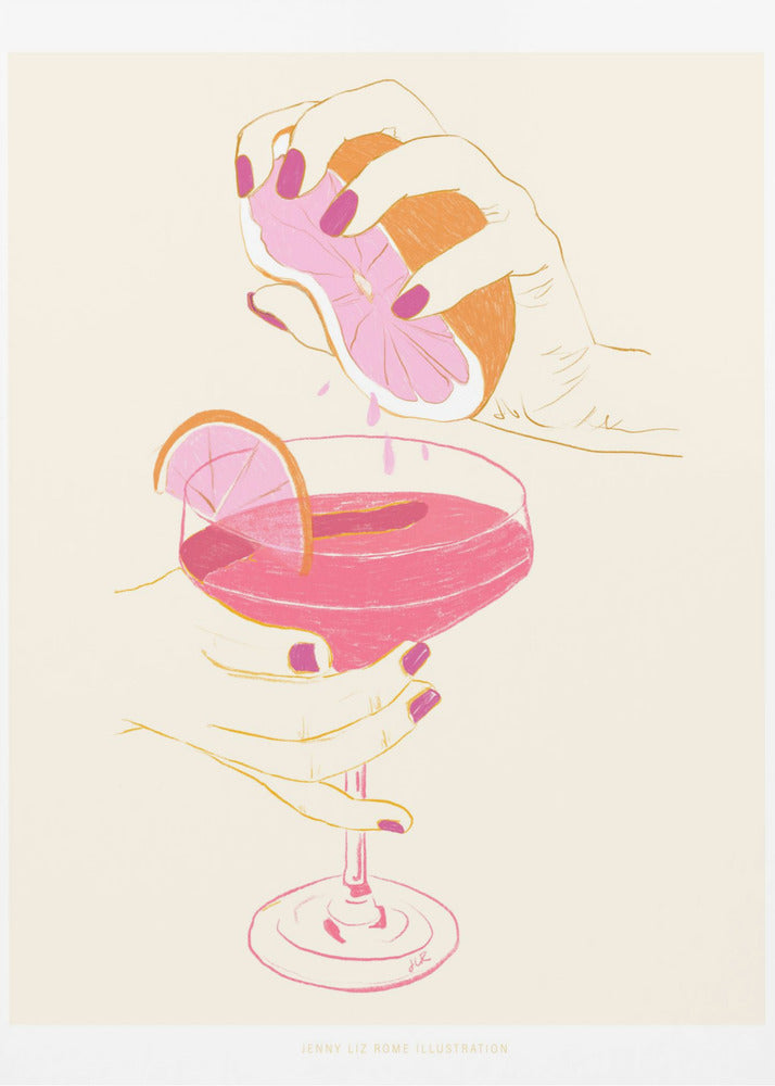 Jlr Cocktail - Poster / Art Print
