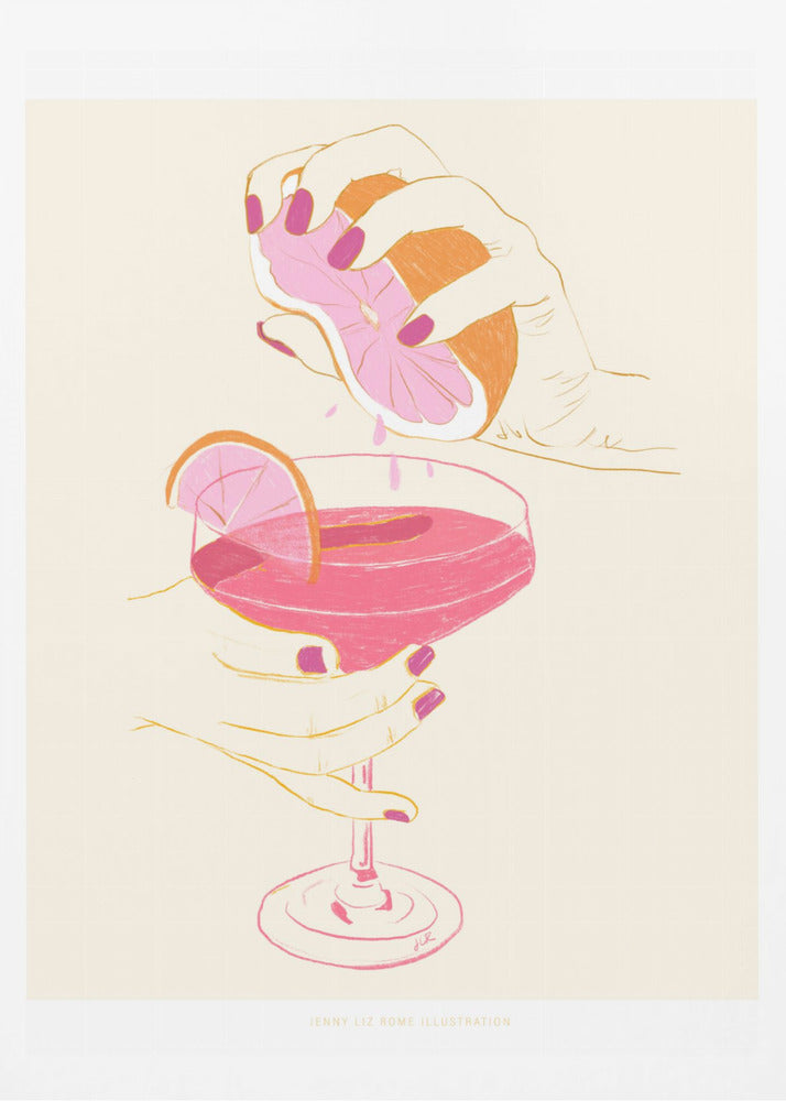 Jlr Cocktail - Poster / Art Print