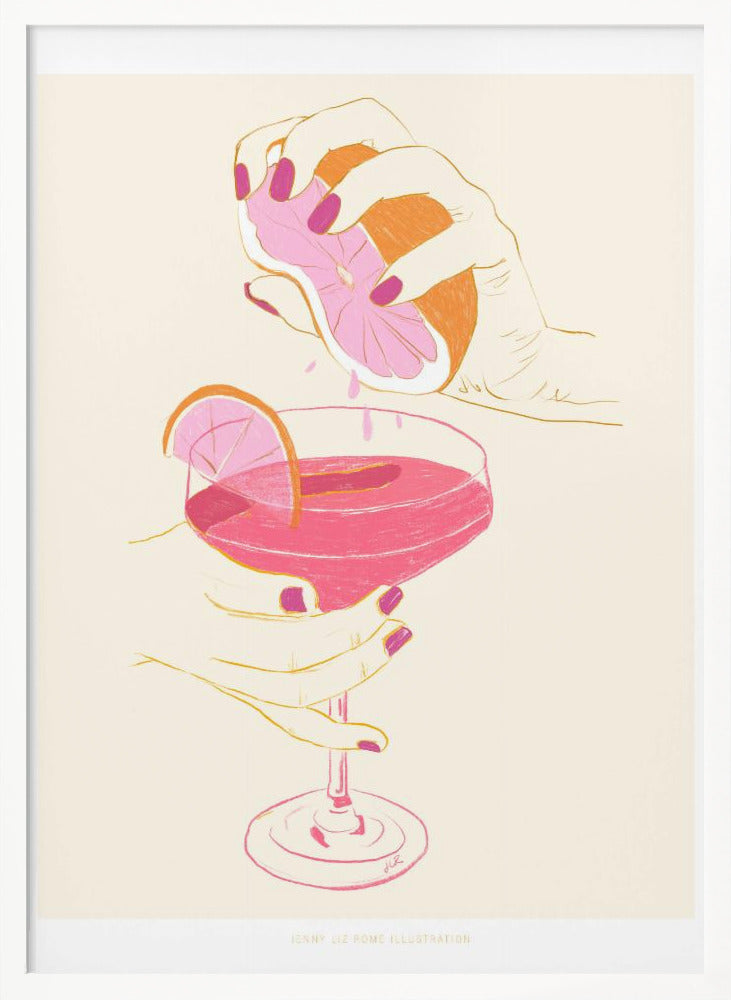 Jlr Cocktail - Poster / Art Print