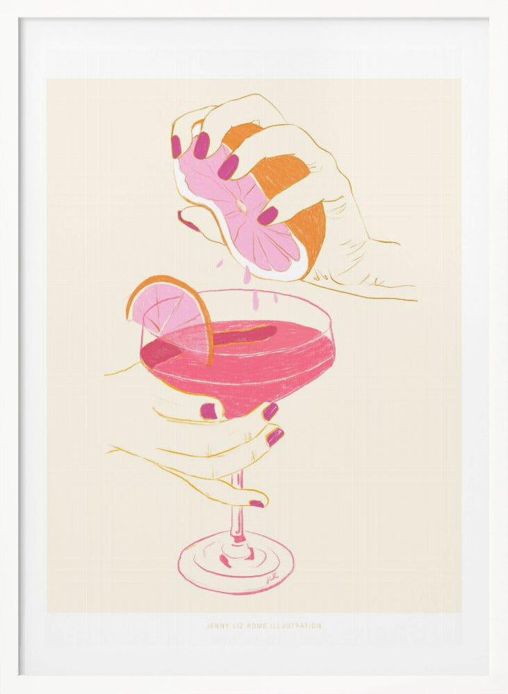 Jlr Cocktail - Poster / Art Print