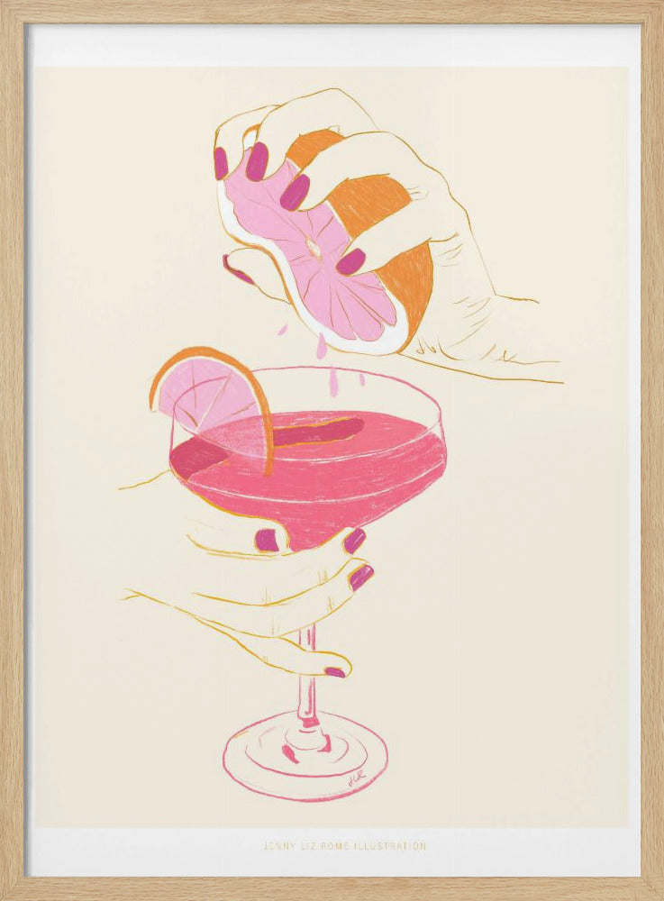 Jlr Cocktail - Poster / Art Print