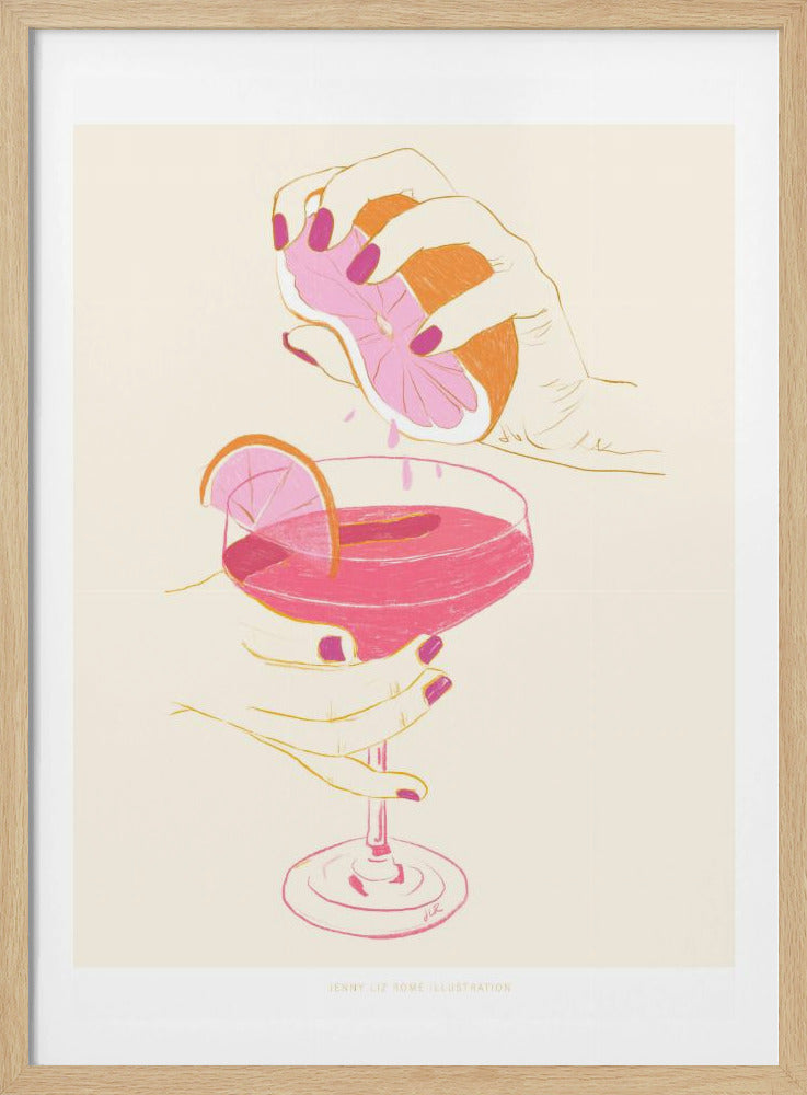 Jlr Cocktail - Poster / Art Print