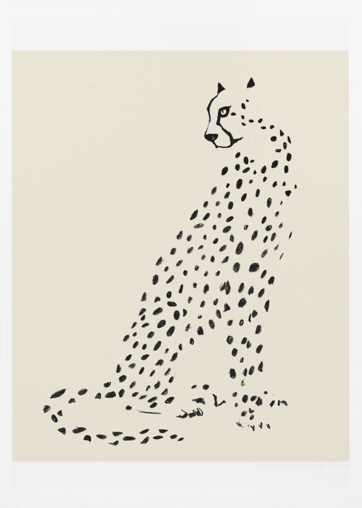 Pandc Leopard - Poster / Art Print