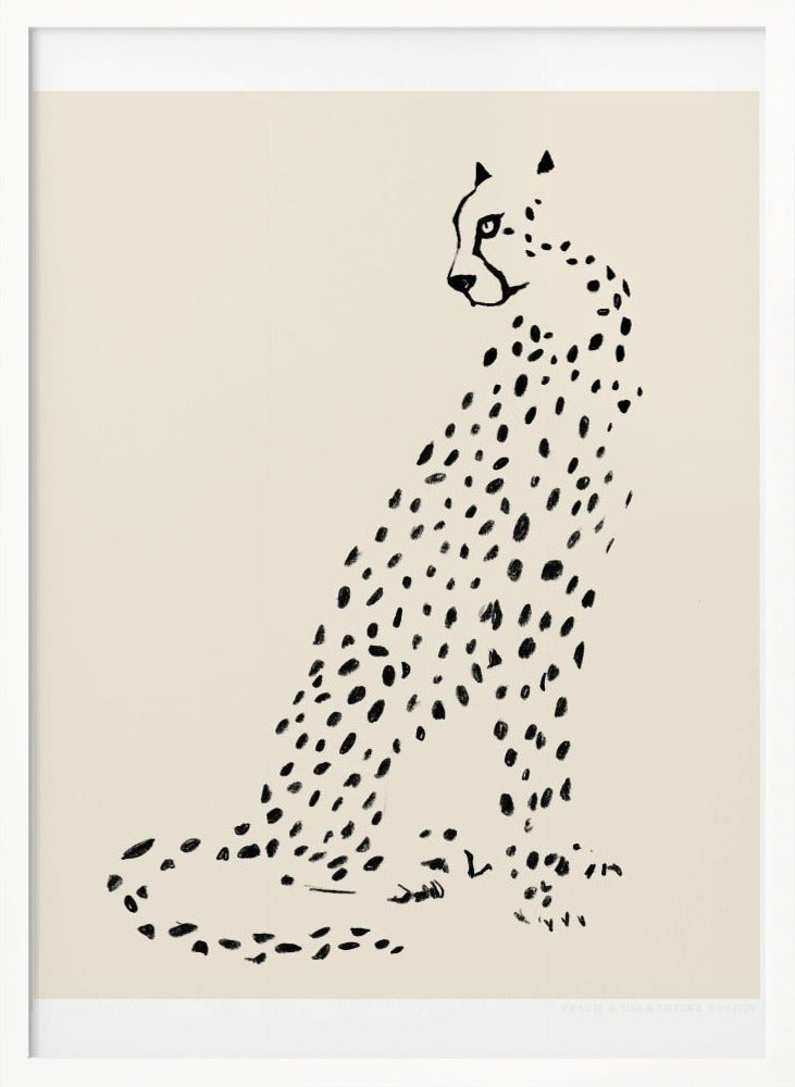 Pandc Leopard - Poster / Art Print