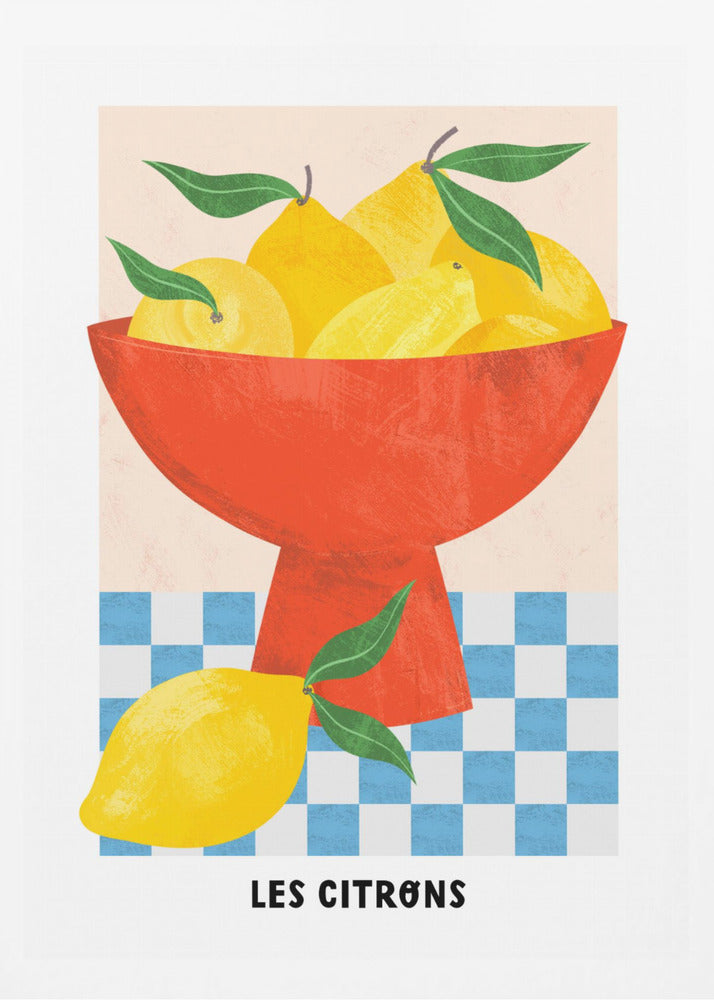 Les Citrons - Poster / Art Print