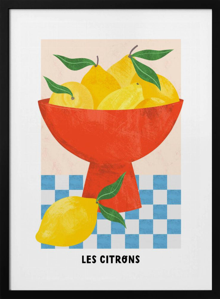 Les Citrons - Poster / Art Print