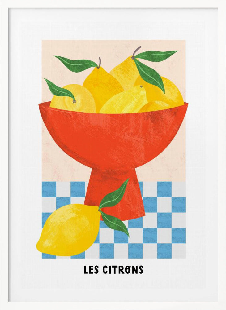 Les Citrons - Poster / Art Print