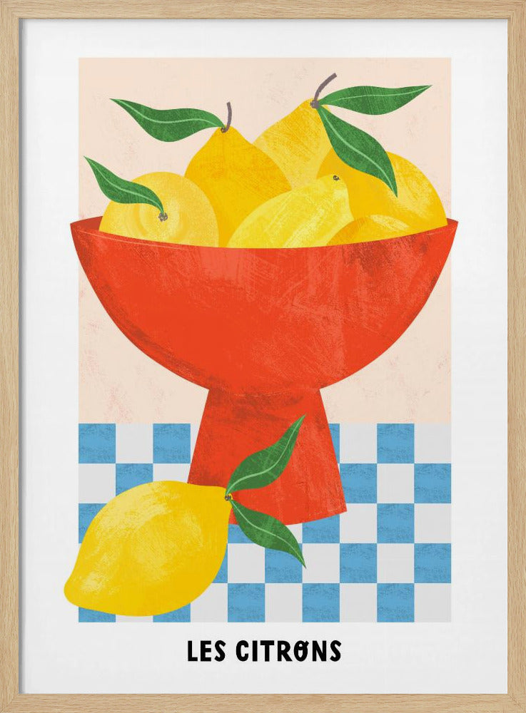 Les Citrons - Poster / Art Print