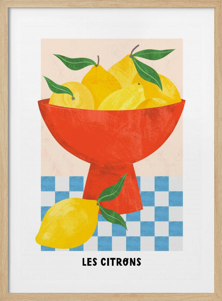 Les Citrons - Poster / Art Print