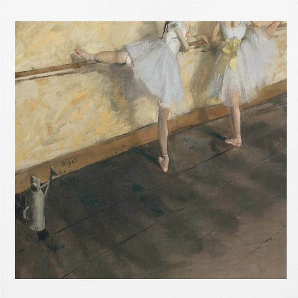Dancers Practicing At the Barre - Poster / Art Print