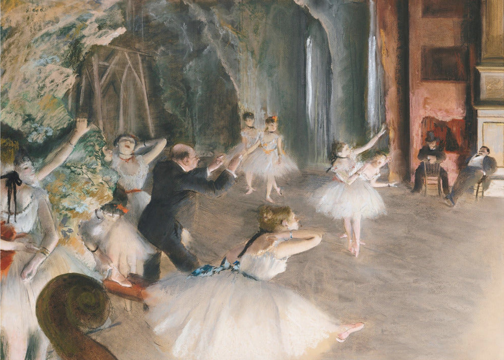 The Rehearsal Onstage - Poster / Art Print