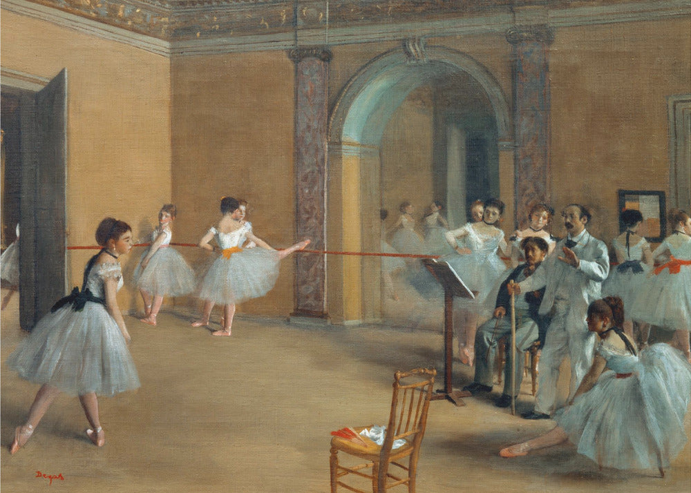 The Dance Foyer At the Opera On the Rue Le Peletier - Poster / Art Print