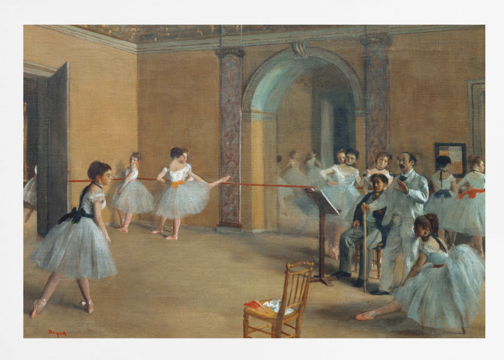 The Dance Foyer At the Opera On the Rue Le Peletier - Poster / Art Print