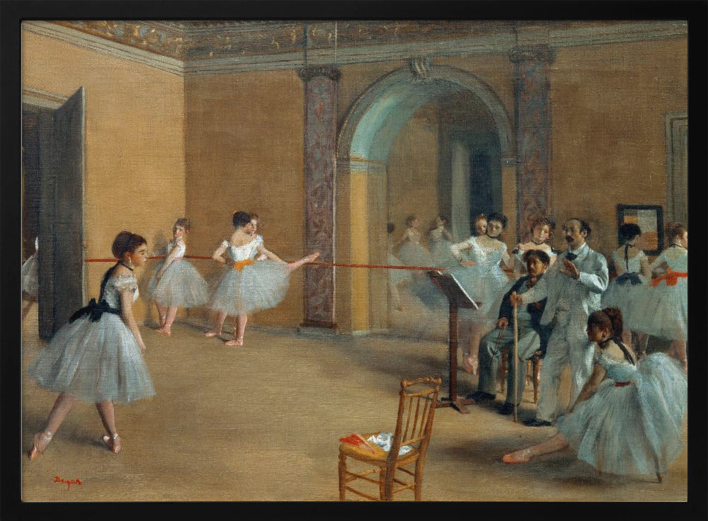 The Dance Foyer At the Opera On the Rue Le Peletier - Poster / Art Print