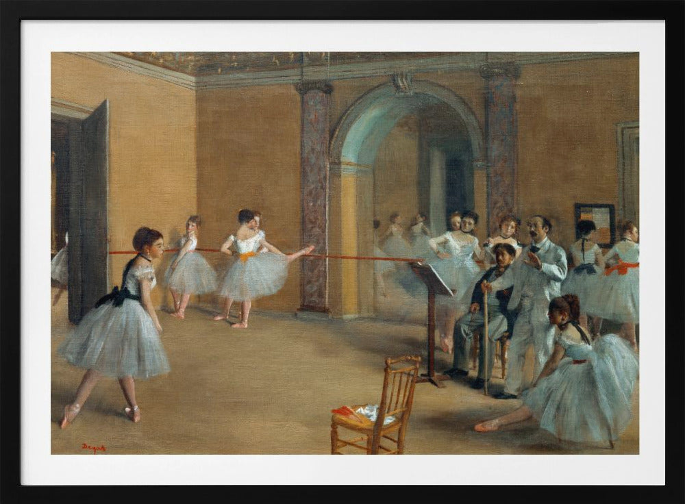 The Dance Foyer At the Opera On the Rue Le Peletier - Poster / Art Print