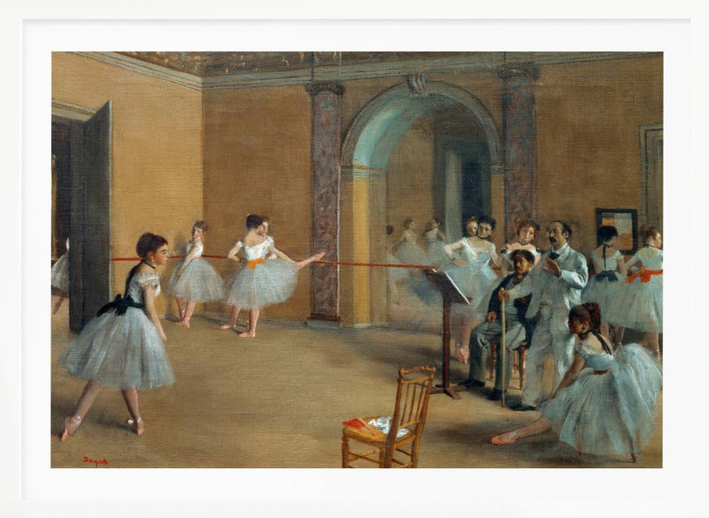 The Dance Foyer At the Opera On the Rue Le Peletier - Poster / Art Print