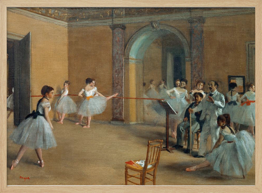 The Dance Foyer At the Opera On the Rue Le Peletier - Poster / Art Print
